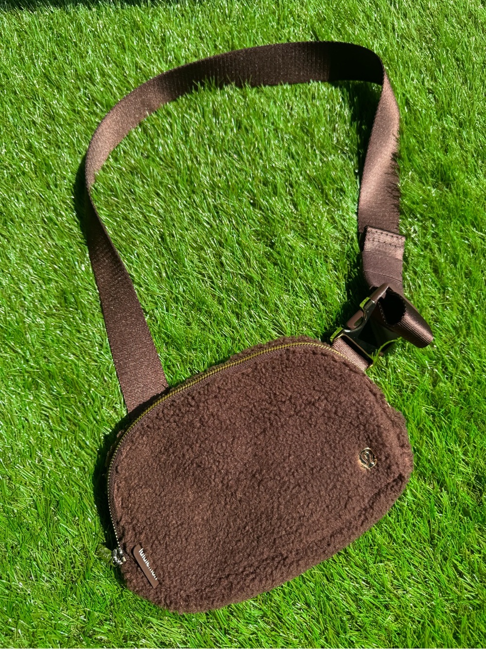 lululemon athletica Brown Sherpa Belt Bag